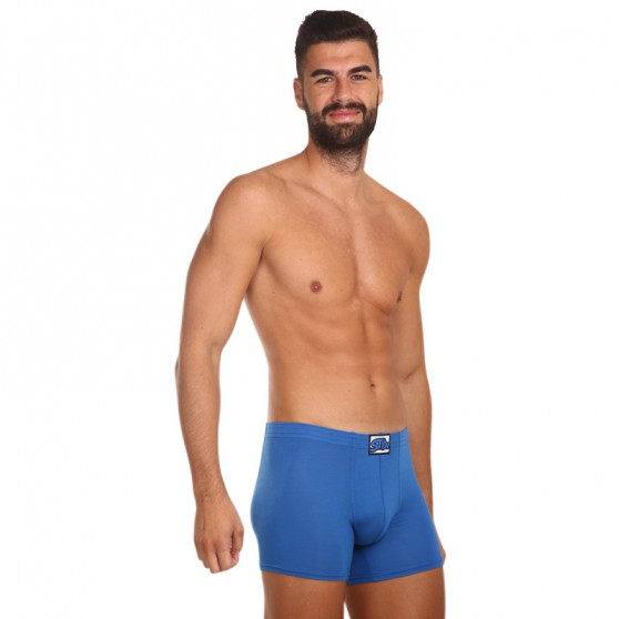 Herenboxershort Styx lang klassiek elastisch blauw (F967)