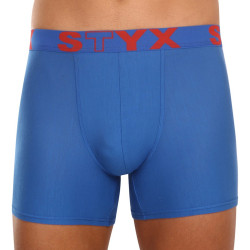 Herenboxershort Styx lang sportelastisch blauw (U967)