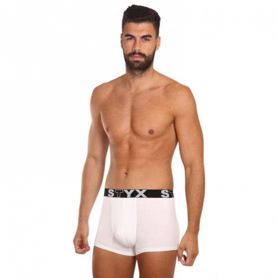 Herenboxershort Styx sportelastisch wit (G1061)