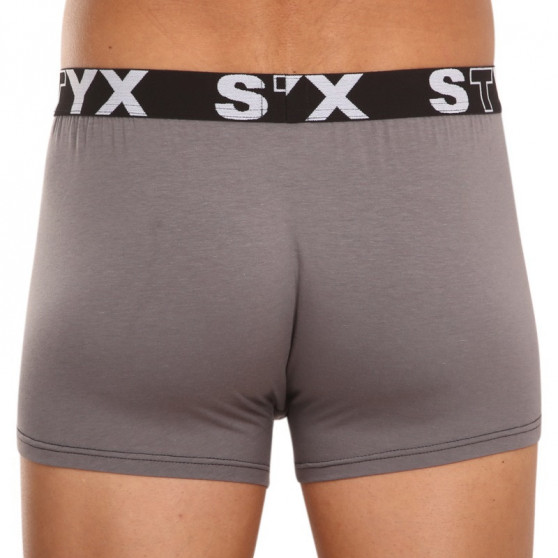 Herenboxershort Styx sport elastisch donkergrijs (G1063)