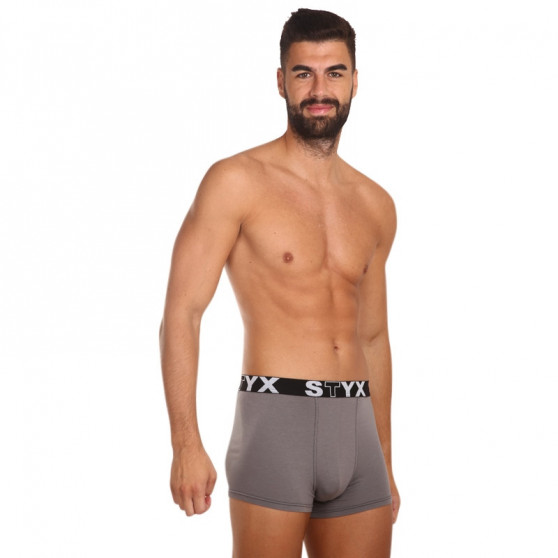 Herenboxershort Styx sport elastisch donkergrijs (G1063)