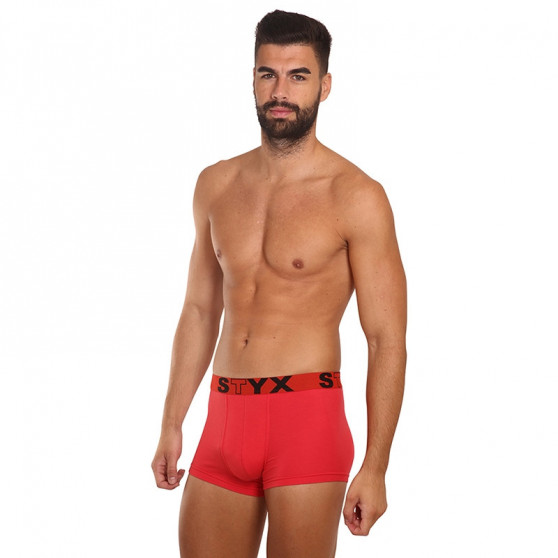 Herenboxershort Styx sport elastisch rood (G1064)