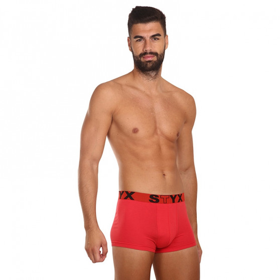 Herenboxershort Styx sport elastisch rood (G1064)