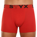 Herenboxershort Styx lang sportelastisch rood (U1064)