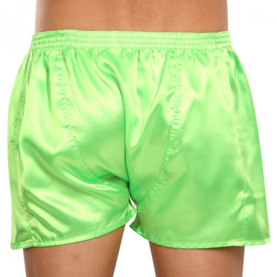 Herenboxershort Styx classic rubber satijn groen (C1069)