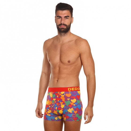 Vrolijke herenboxershort Dedoles Kleurrijke liefde (GMMT1315)