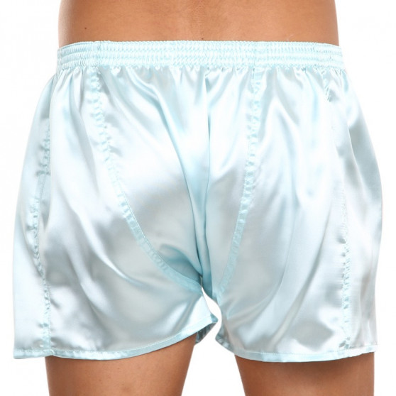 Herenboxershort Styx klassiek elastisch satijn lichtblauw (C688)