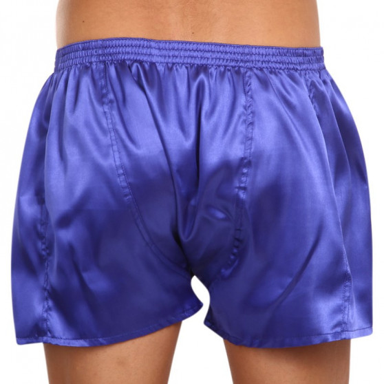 Herenboxershort Styx classic rubber satijn paars (C666)