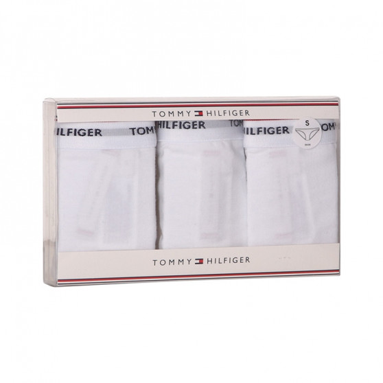 3PACK Dames slip Tommy Hilfiger wit (UW0UW00043 100)