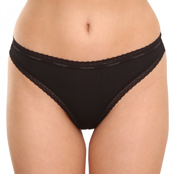 3PACK dames string Calvin Klein veelkleurig (QD3802E-FIY)