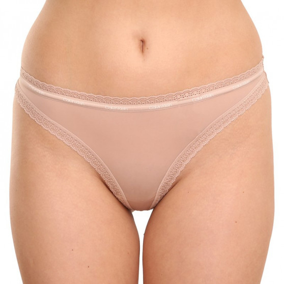 3PACK dames string Calvin Klein veelkleurig (QD3802E-FIY)