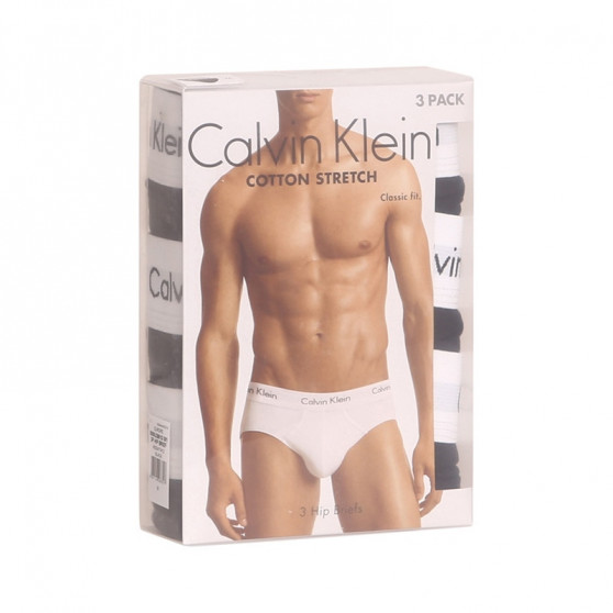 3PACK herenslip Calvin Klein zwart (U2661G-001)