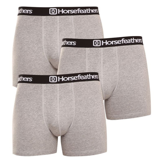 3PACK Herenboxershort Horsefeathers Dynasty heidegrijs (AM067C)