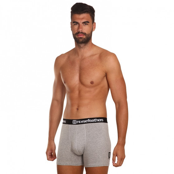 3PACK Herenboxershort Horsefeathers Dynasty heidegrijs (AM067C)