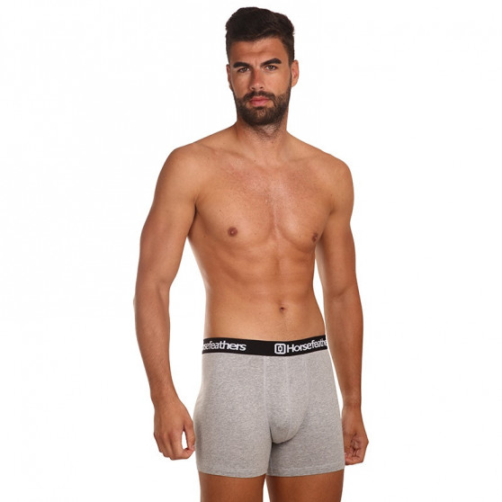 3PACK Herenboxershort Horsefeathers Dynasty heidegrijs (AM067C)