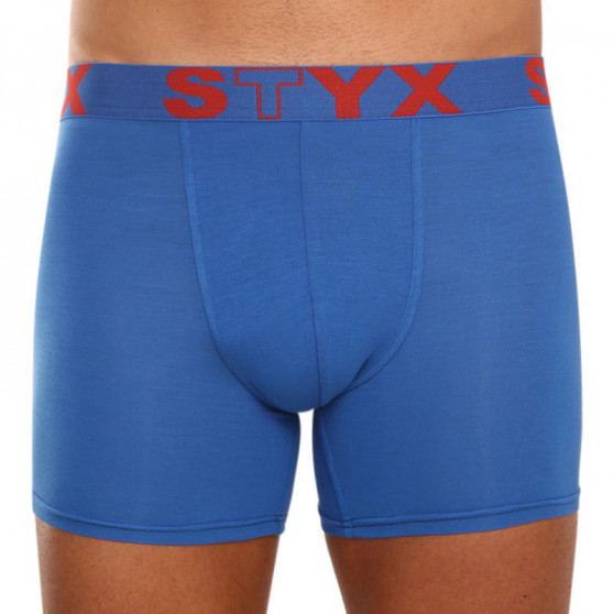 3PACK herenboxershort Styx lang sport elastisch blauw (U9676869)