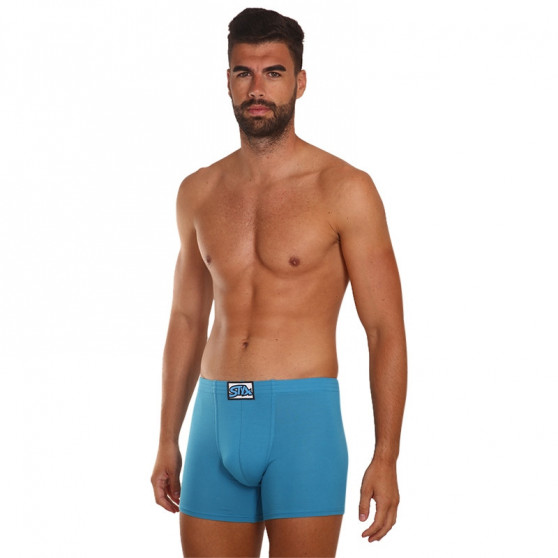 3PACK herenboxershort Styx lang klassiek elastisch blauw (F9676869)