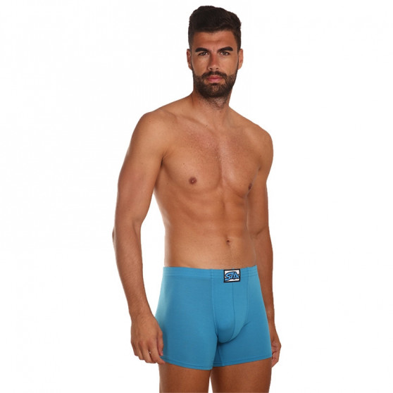 3PACK herenboxershort Styx lang klassiek elastisch blauw (F9676869)