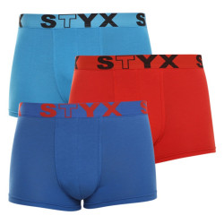 3PACK herenboxershort Styx sport elastisch meerkleurig (G9676964)