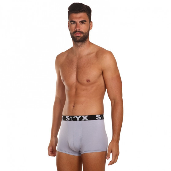 3PACK herenboxershort Styx sport elastisch grijs (G10676767)