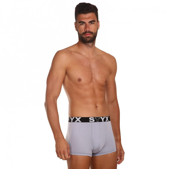 3PACK herenboxershort Styx sport elastisch grijs (G10676767)