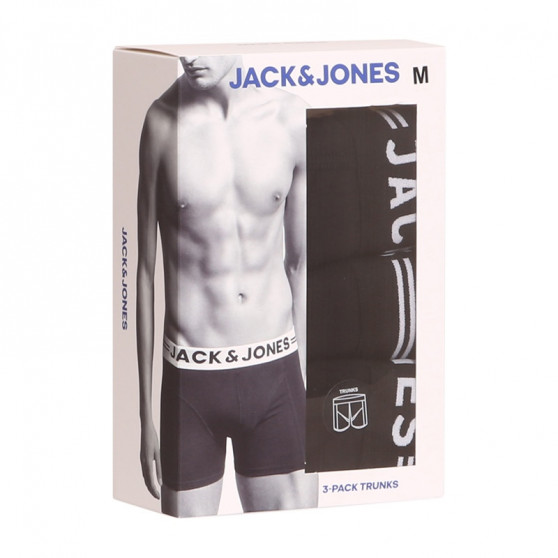 3PACK herenboxershort Jack and Jones zwart (12081832 - black/black)