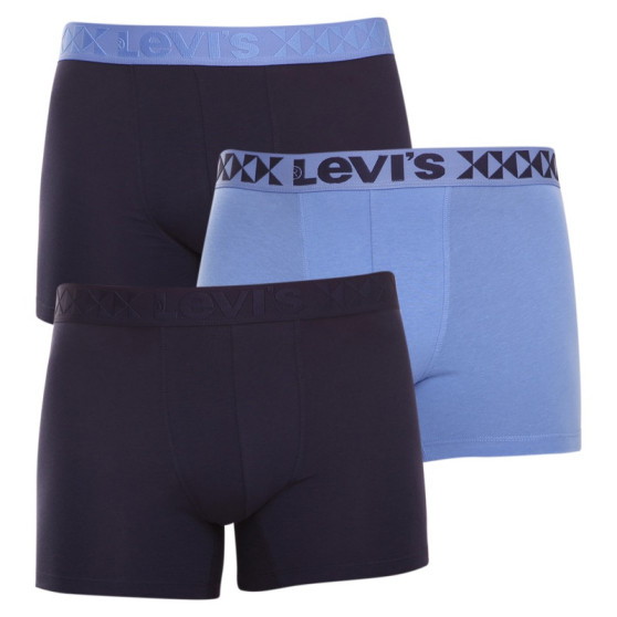 3PACK herenboxershort Levis blauw (701203918 001)