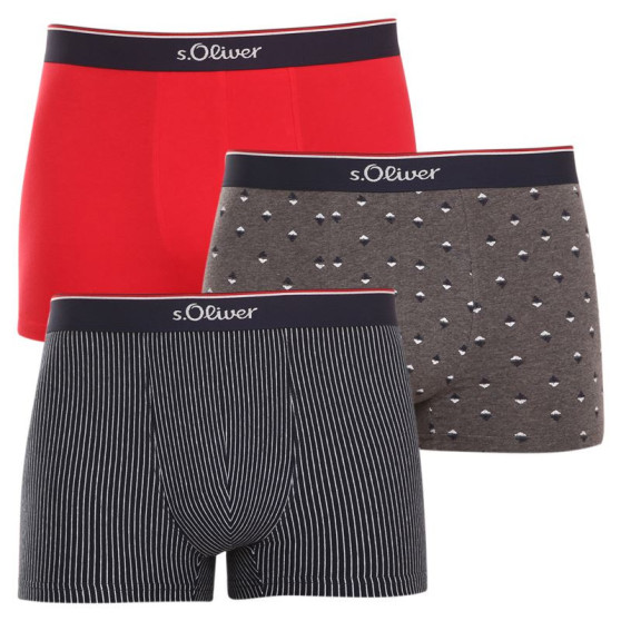 3PACK herenboxershort S.Oliver veelkleurig (JH-35B-35256441)