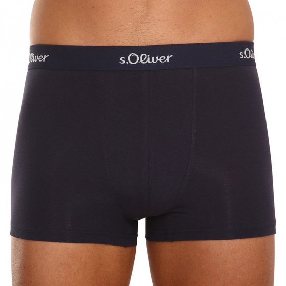 3PACK herenboxershort S.Oliver donkerblauw (JH-34B-31184142)