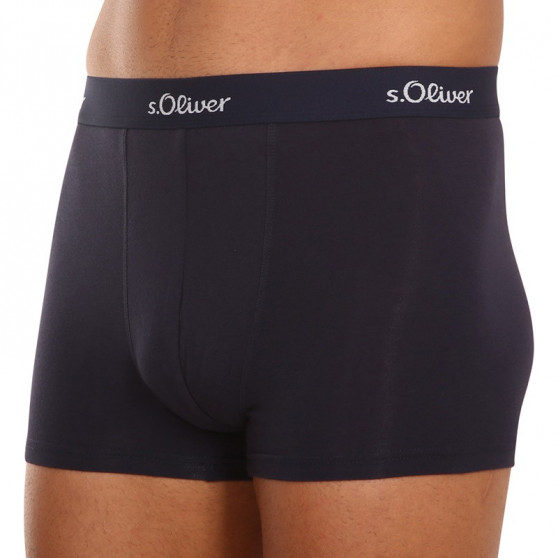 3PACK herenboxershort S.Oliver donkerblauw (JH-34B-31184142)