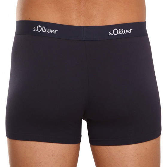 3PACK herenboxershort S.Oliver donkerblauw (JH-34B-31184142)