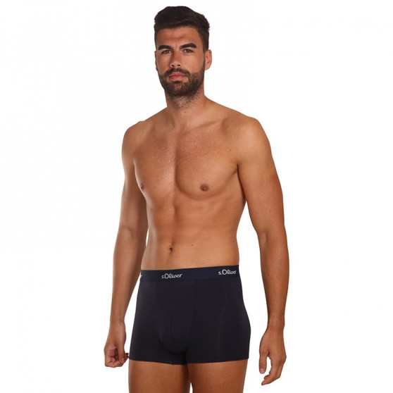 3PACK herenboxershort S.Oliver donkerblauw (JH-34B-31184142)