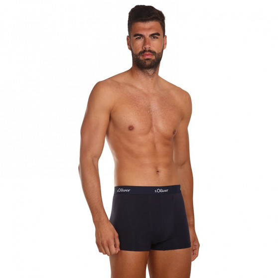 3PACK herenboxershort S.Oliver donkerblauw (JH-34B-31184142)