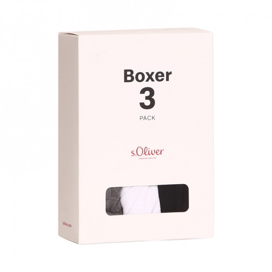 3PACK herenboxershort S.Oliver veelkleurig (JH-34B-23757453)