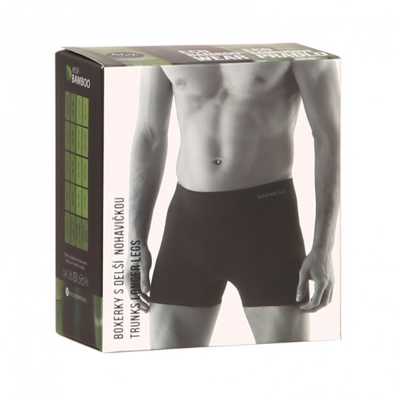 Herenboxershort Gino naadloos bamboe grijs (54005)