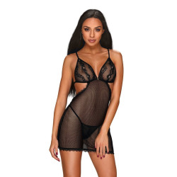 Damesset Obsessive zwart (Millagro chemise)