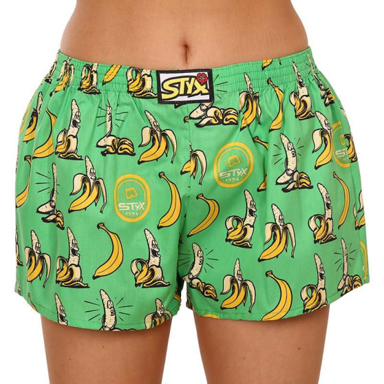 Damesboxershorts Styx kunst klassieke rubberen bananen (K1359)