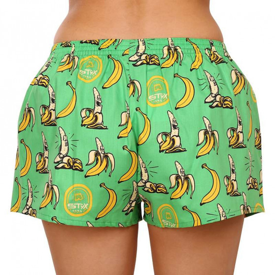 Damesboxershorts Styx kunst klassieke rubberen bananen (K1359)