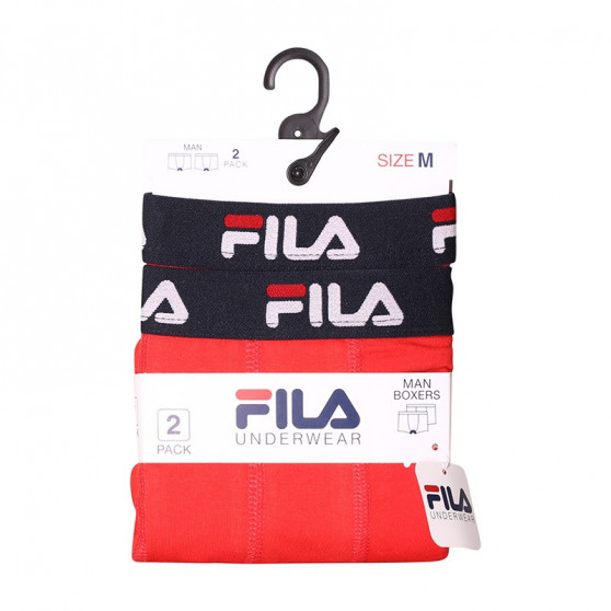 2PACK herenboxershort Fila rood (FU5142/2-118)