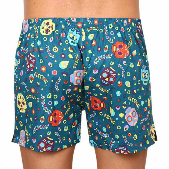 Vrolijke Herenboxershort Dedoles Schedels en bloemen (D-M-UN-LB-C-C-1464)