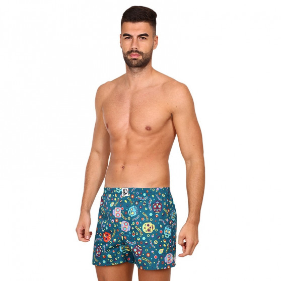 Vrolijke Herenboxershort Dedoles Schedels en bloemen (D-M-UN-LB-C-C-1464)