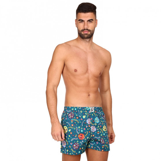 Vrolijke Herenboxershort Dedoles Schedels en bloemen (D-M-UN-LB-C-C-1464)