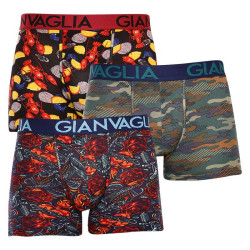 3PACK herenboxershort Gianvaglia veelkleurig (GVG-5506)