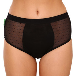 Bodylok Menstruatieslip Bamboe Hi-Waist Zwart Medium Menstruatie (BD22044)