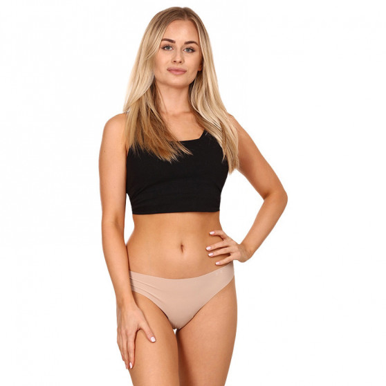 3PACK dames string Under Armour beige (1325615 249)