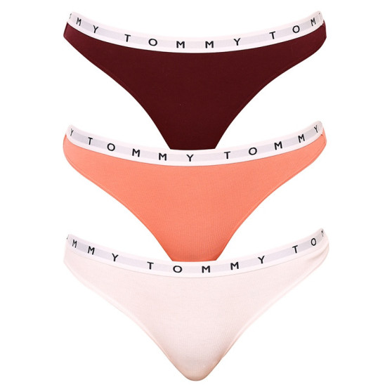 3PACK dames string Tommy Hilfiger veelkleurig (UW0UW02521 0V4)