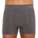 Herenboxershort Gino naadloos bamboe grijs (54005)