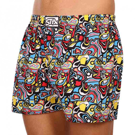 Herenboxershort Styx kunst klassieke rubberen schets (A1254)