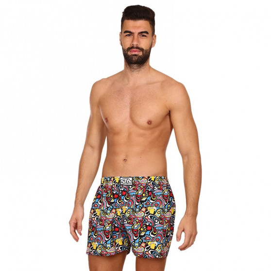 Herenboxershort Styx kunst klassieke rubberen schets (A1254)