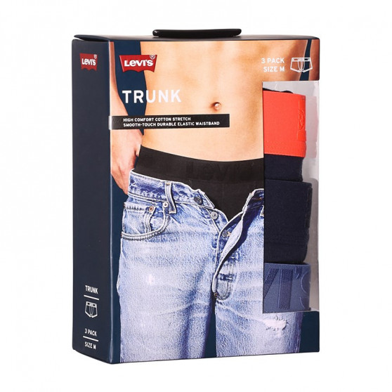 3PACK herenboxershort Levis zwart (905042001 017)